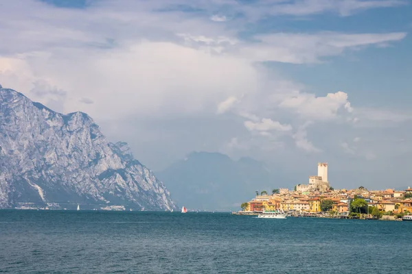 Sunny Summer Day Malcesine Resort Lake Garda — Photo