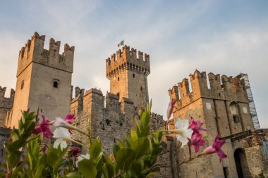 Evening in the resort of Sirmione on Lake Garda