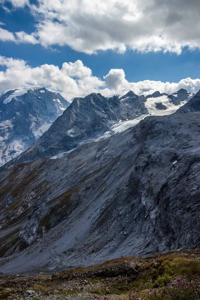 Estrada Panorâmica Montanha Stelvio Pass Nos Alpes — Fotografia de Stock