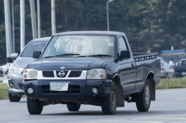 Chiang Mai, Tayland-28 Kasım 2017: özel pikap Araba, Nissan büyük M. Yol no.1001, Chiangmai iş alanı 8 km.