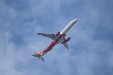 Chiangmai, Tayland - 19 Kasım 2022: VN-A643 Airbus A321-200. Chiang Mai Uluslararası Havalimanı 'ndan Ho Chi Minh Şehir Havaalanı' na hareket edin..