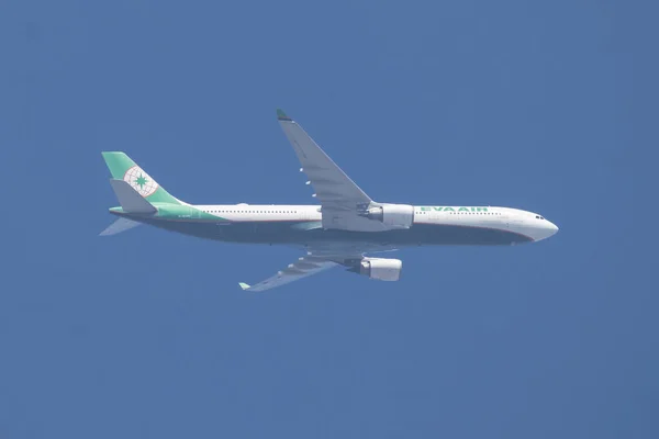 泰国清迈 2023年1月23日 Evaair的B 16340空中客车A330 300 从清迈机场起飞到台北市 — 图库照片