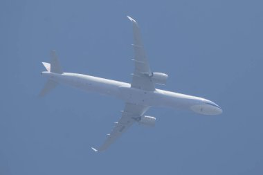 Chiangmai, Tayland - 27 Ocak 2023: B-18108 Airbus A321 Çin Havayolları. Chiangmai Havaalanı 'ndan Taipei Tayvan' a kalkış..