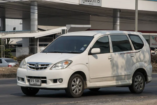 Chiangmai Tailândia Fevereiro 2023 Private Toyota Avanza Car Mini Suv — Fotografia de Stock