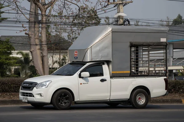 stock image Chiangmai, Thailand -   February 28 2023: Private Isuzu Dmax Pickup Truck. On road no.1001 8 km from Chiangmai city.