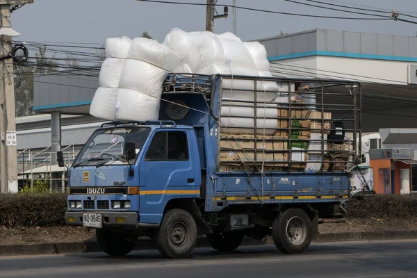 Chiangmai Tajlandia Lutego 2023 Private Isuzu Cargo Truck Zdjęcie Przy — Zdjęcie stockowe