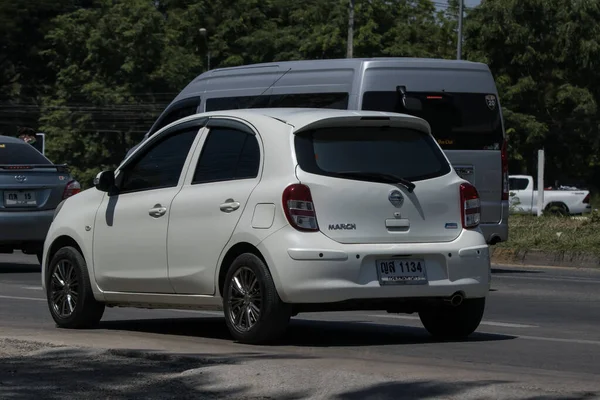Chiangmai Thailand Juni 2023 Eco Bilen Nissan March Vei 1001 – stockfoto