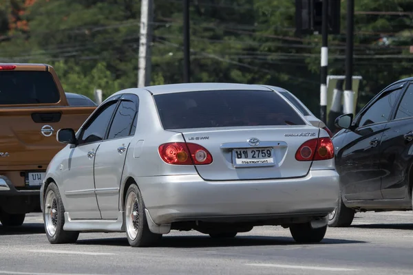 Chiangmai Thajsko Červen 2023 Soukromé Auto Toyota Corolla Altis Silnici — Stock fotografie