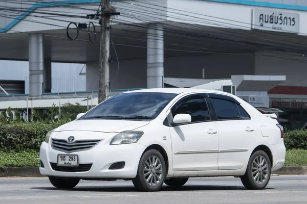 Чиангмай Таиланд Сентября 2023 Года Частный Седан Toyota Vios Дороге — стоковое фото