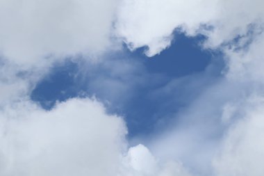 Bulut Scape, tropikal gökyüzü bulut. Tayland gökten gelen yaz sezonu.