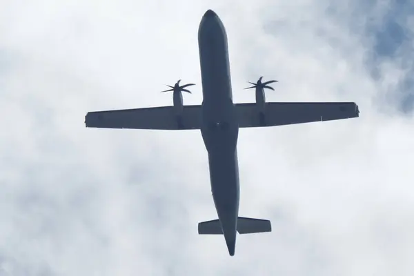 stock image Chiangmai, Thailand -  July 3 2024: ATR72-500  of  Royal Thai Air Force. From Chiangmai Airport.