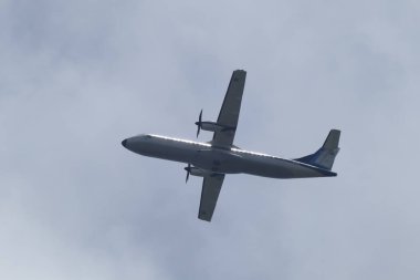 Chiangmai, Thailand -  July 20 2024: ATR72-500  of  Royal Thai Air Force. From Chiangmai Airport. clipart