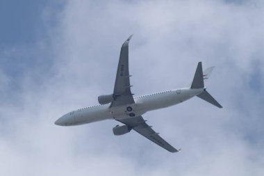 Chiangmai, Tayland - 22 Haziran 2024: B-1908 Boeing 737-800 Çin Doğu Havayolları. Chiangmai Havaalanı 'ndan Şangay' a kalkış..