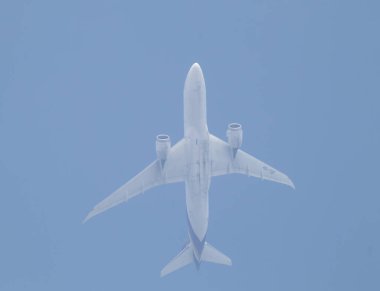 Chiangmai, Tayland - 14 Ocak 2024: Boeing 787-8 HS-TQF Tayland Havayolu.
