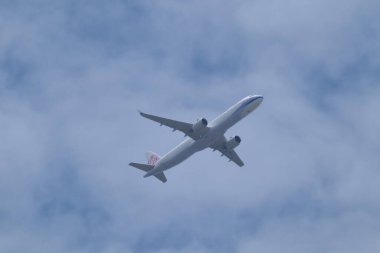 Chiangmai, Tayland - 22 Mayıs 2024: B-18102 Airbus A321 Çin Havayolları. Chiangmai Havaalanı 'ndan Taipei Tayvan' a kalkış..