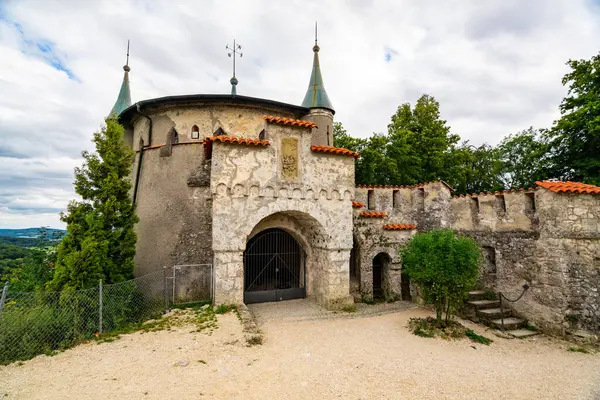 Almanya 'da büyüleyici bir yaz manzarası olan Lichtenstein Kalesi' ni keşfedin. Tarihle doğal güzelliğin mükemmel bir karışımı..