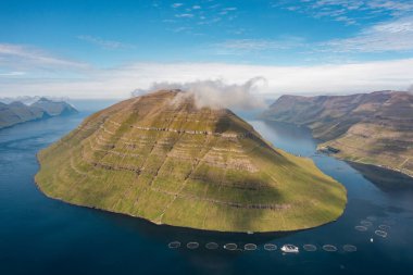 Faroe Adaları 'nın görkemli uçurumlarını ve okyanus güzelliklerini gösteren bu nefes kesici görüntüsünü keşfedin..