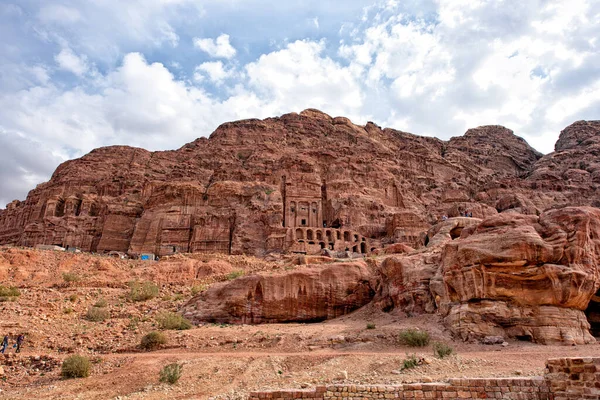 古代都市ペトラの遺跡 ヨルダン王国 高品質の写真 — ストック写真