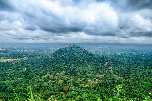 Vista Desde Sigiriya Llamada Lion Rock Sri Lanka Foto Alta — Foto de Stock
