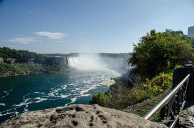 Muhteşem bir manzara. Niagara Şelalesi, Ontario, Kanada. Yüksek kalite fotoğraf