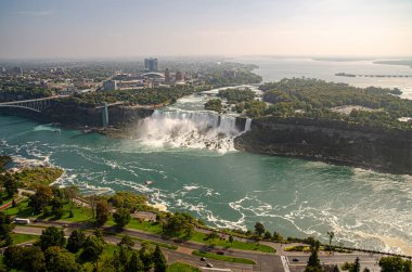 Muhteşem bir manzara. Niagara Şelalesi, Ontario, Kanada. Yüksek kalite fotoğraf