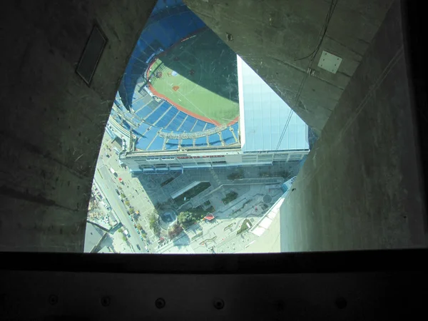 Glasboden Tower Toronto Ontario Kanada Hochwertiges Foto — Stockfoto