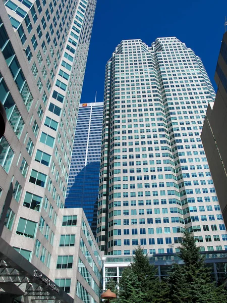 Toronto Downtown 'da inanılmaz gökdelenler var. Ontario, Kanada. Yüksek kalite fotoğraf