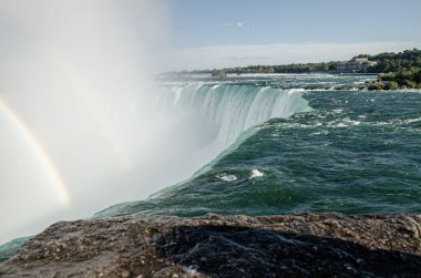 Muhteşem bir manzara. Niagara Şelalesi, Ontario, Kanada. Yüksek kalite fotoğraf