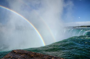 Muhteşem bir manzara. Niagara Şelalesi, Ontario, Kanada. Yüksek kalite fotoğraf