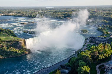 Muhteşem bir manzara. Niagara Şelalesi, Ontario, Kanada. Yüksek kalite fotoğraf