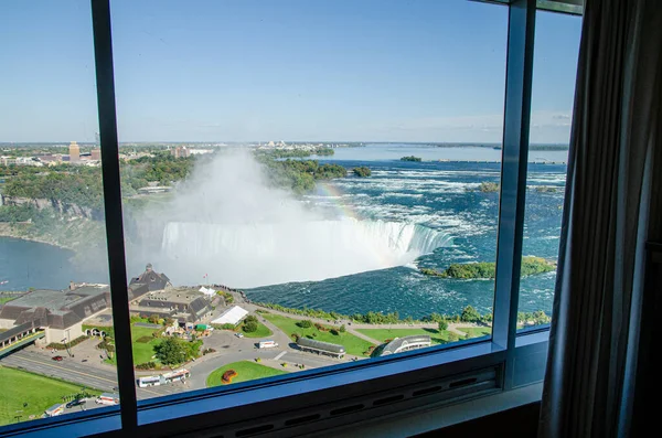 Vista Quarto Hotel Niagara Falls Ontário Canadá Foto Alta Qualidade — Fotografia de Stock