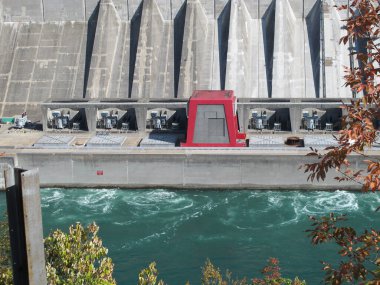 Niagara Nehri Santrali. Ontario. Kanada mı? Yüksek kalite fotoğraf