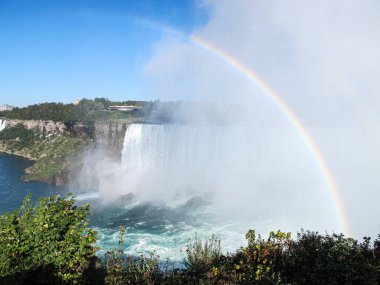 Muhteşem bir manzara. Niagara Şelalesi, Ontario, Kanada. Yüksek kalite fotoğraf