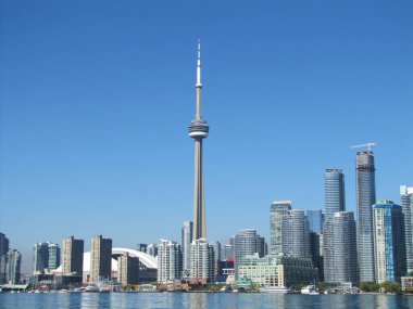 Toronto Şehir Merkezi, tekneden. Ontario, Kanada. Yüksek kalite fotoğraf