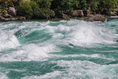 Beyaz Su Yürüyüşü. Niagara Nehri, Onterio, Kanada. Yüksek kalite fotoğraf