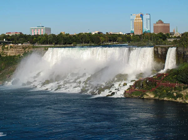 Vue Spectaculaire Niagara Falls Ontario Canada Photo Haute Qualité — Photo