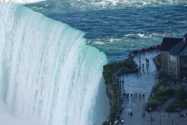 Καταπληκτική Θέα Καταρράκτες Νιαγάρα Οντάριο Καναδάς Υψηλής Ποιότητας Φωτογραφία — Φωτογραφία Αρχείου