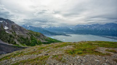 Yazın Knik Buzulu, Alaska, ABD. Yüksek kalite fotoğraf