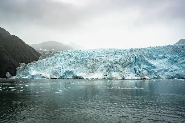 Holgate Gletser Kenai Peninsula Borough Aialik Bay Alaska Foto Berkualitas — Stok Foto