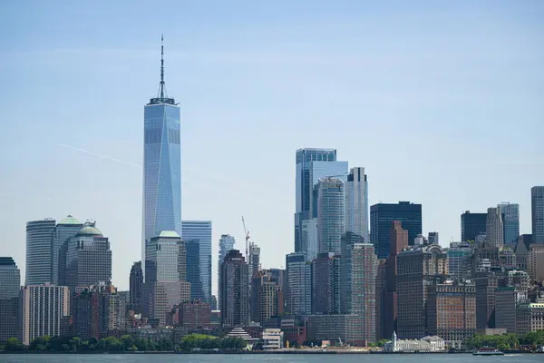 stock image Buildings in the World Trade Center complex, including One World Trade Center. High quality photo