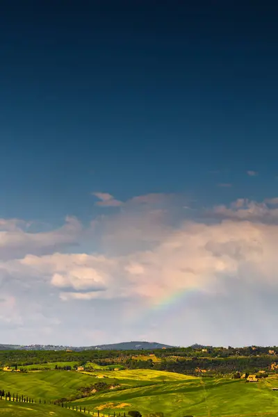 Little Rainbow Hills Val Orcia Tuscany — Stock Photo, Image