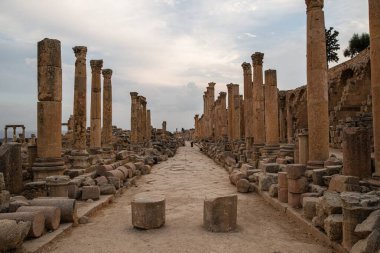 Ürdün 'deki Jerash, MÖ 2. yüzyılda kurulmuş, ancak Roma yönetimi altında kurulmuştur. Dünyanın en iyi korunmuş Roma şehridir.