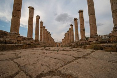 Ürdün 'deki Jerash, MÖ 2. yüzyılda kurulmuş, ancak Roma yönetimi altında kurulmuştur. Dünyanın en iyi korunmuş Roma şehridir.