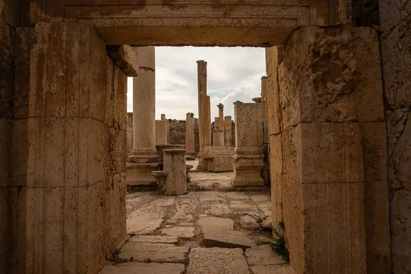 Jerash Jordânia Foi Fundada Século Mas Decolou Sob Domínio Romano — Fotografia de Stock