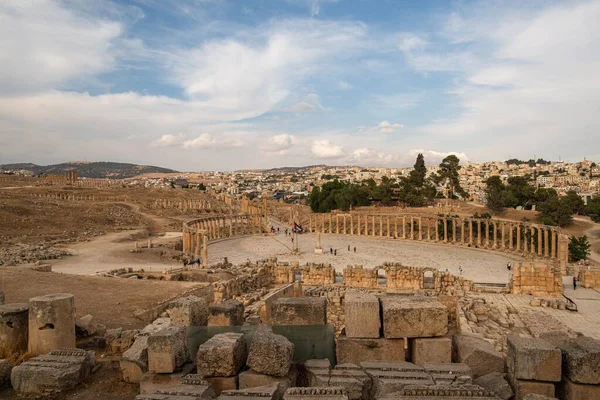 Jerash Jordanien Wurde Jahrhundert Chr Gegründet Startete Aber Unter Römischer — Stockfoto