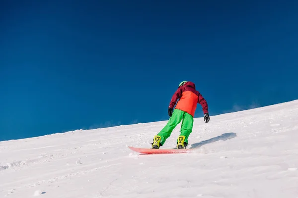 Karpaty Ukraine February 2023 Skiers Snowboarders Freeride Clear Sunny Weather — Photo