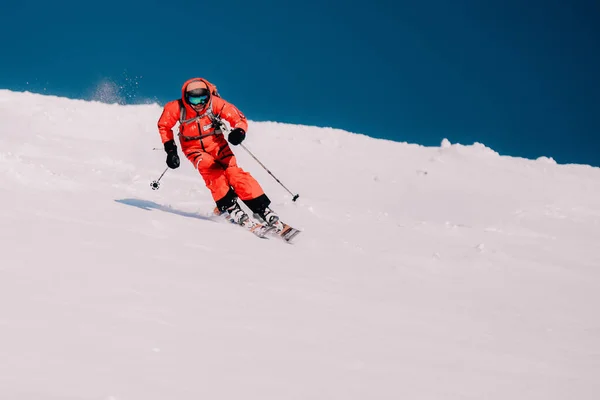Karpaty Ukraine February 2023 Skiers Snowboarders Freeride Clear Sunny Weather — Foto Stock