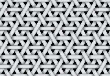 Gri vektör, gölgelendirmeli dikişsiz geometrik doku. Siyah arkaplan