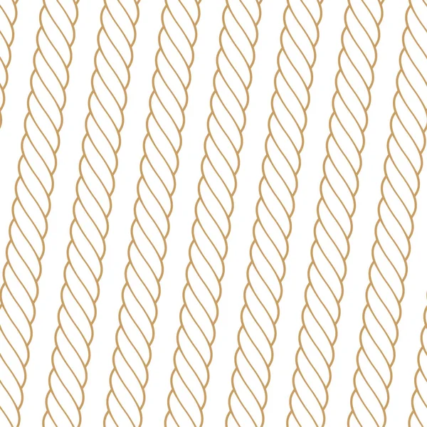 Texture Vectorielle Ligne Biseautée Sans Couture Corde Isolé Sur Fond — Image vectorielle