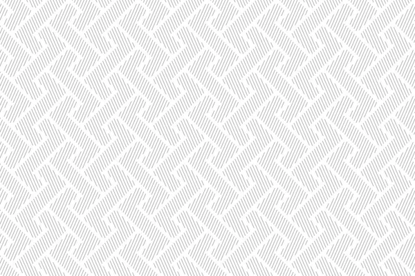 Ligne Vectorielle Texture Sans Couture Géométrique Éclos Sur Fond Blanc — Image vectorielle